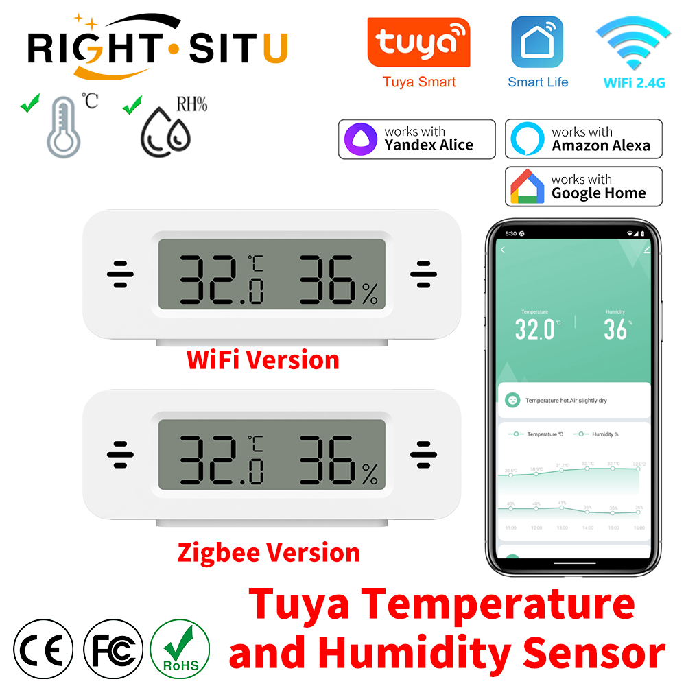 Home Automation Ideas - Tuya WiFi Zigbee Mini Sensor de