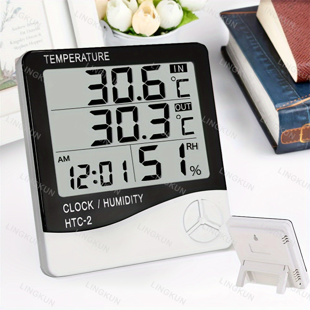 Termómetro Digital LCD, higróm - Home Automation Industry reseña y precio