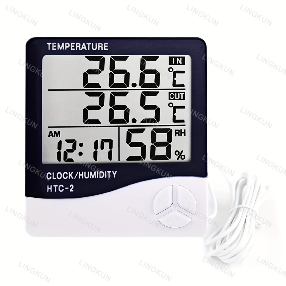 Termómetro Digital LCD, higróm - Home Automation Industry reseña y precio