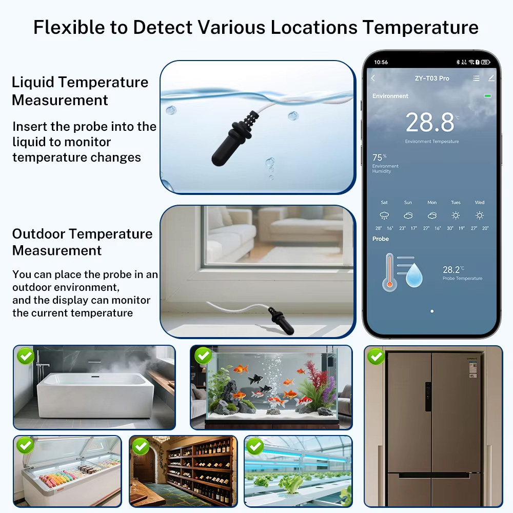 Sonda Externa Impermeable de T - Temperature Humidity Sensor reseña y precio