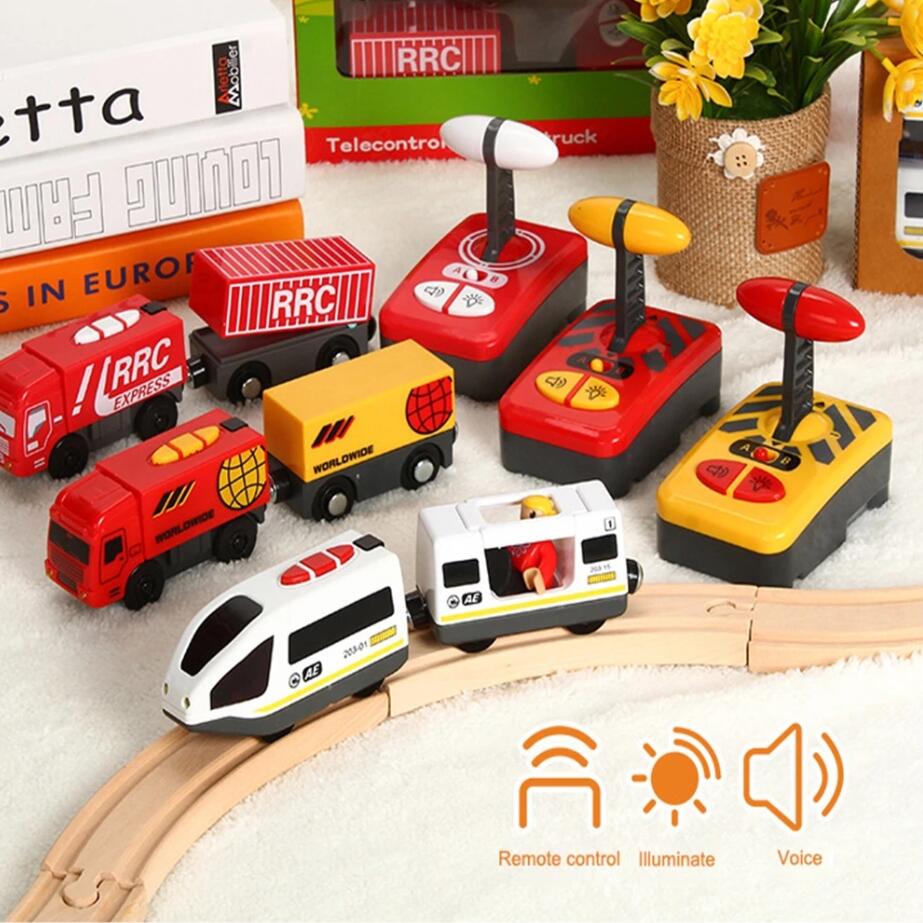 Tren de madera RC, accesorios  - Home Automation Tutorial reseña y precio